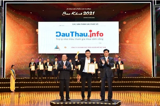 Danh bạ ICT: DauThau.info đạt giải thưởng Sao Khuê 2021 đầu...