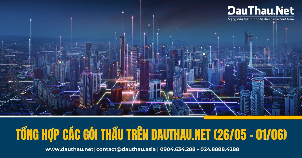 Tổng hợp các gói thầu trên DauThau Net