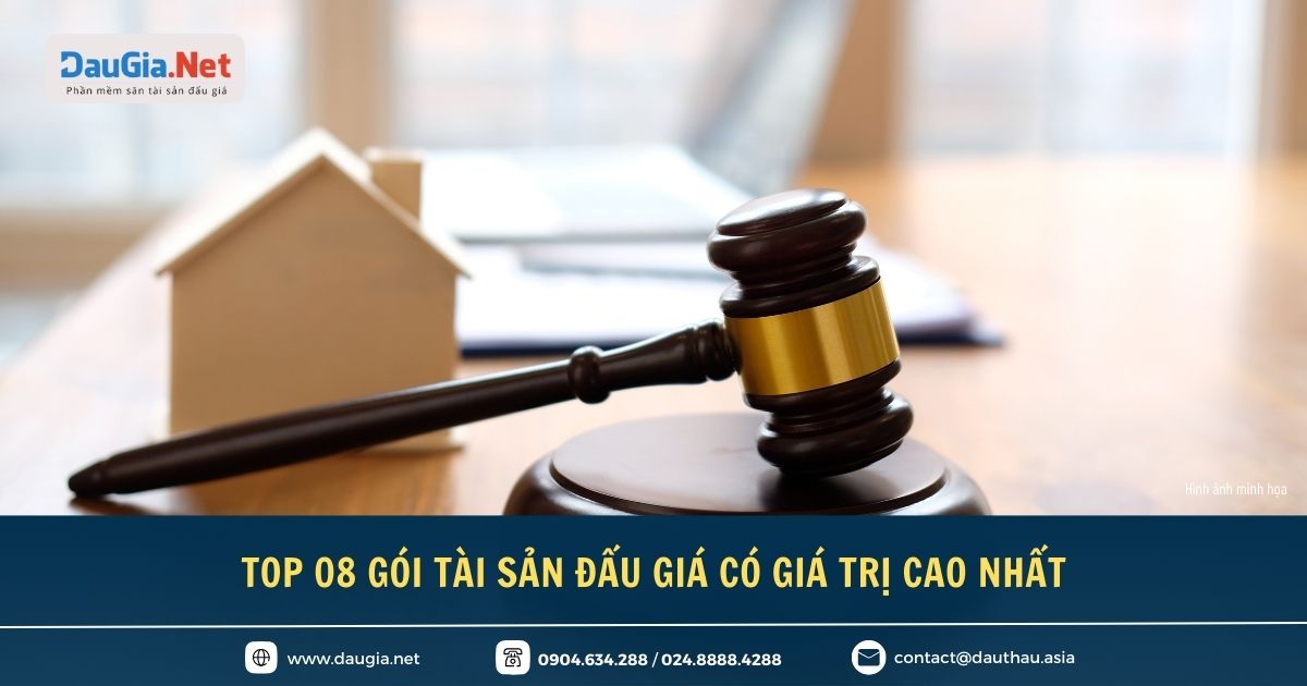 Điểm tin về phần mềm săn tài sản đấu giá DauGia Net