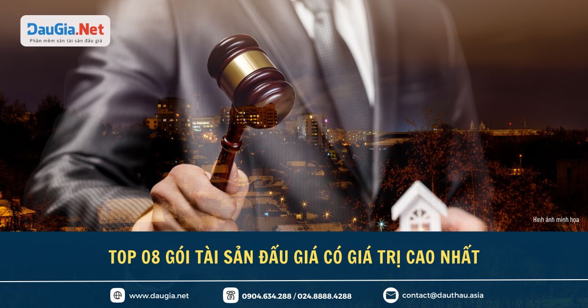 Điểm tin về phần mềm săn tài sản đấu giá DauGia Net