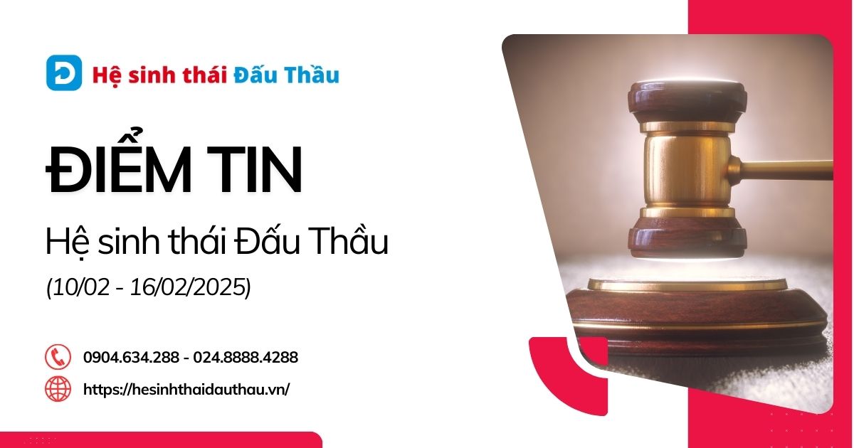 Điểm tin Hệ sinh thái Đấu Thầu 10/02 - 16/02/2025: Sắp ra mắt công cụ trích xuất dữ liệu hàng hóa mua sắm công ra file Excel