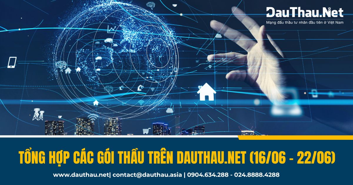 Tổng hợp các gói thầu trên DauThau Net