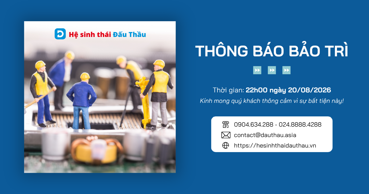 Thông báo bảo trì ngày 20/08/2026