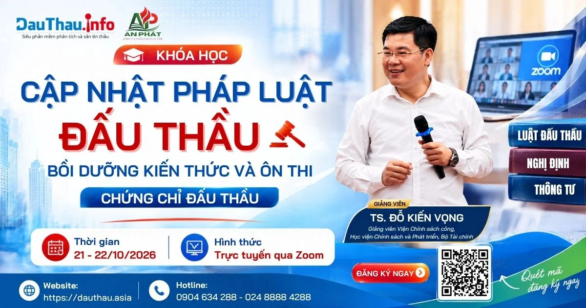 dang ky ngay khoa hoc cap nhat phap luat dau thau va on thi chung chi cung tsdo kien vong